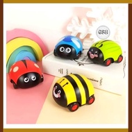 (GS8) Two-Way Pull-Out Beetle Car Toy / Children's Mini Insect Beetle Car Toy