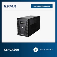 STEQ KSTAR Micropower series KS-UA200 2,000VA Line Interactive UPS BUILT IN BATTERY 9AH