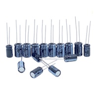 [2-50pcs] Brand New In-Line Electrolytic Capacitor 25V 35V 10UF 22UF 33UF 47UF 100UF 220UF 470UF 100