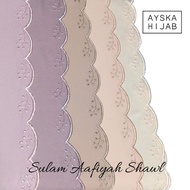 Sulam Aafiyah Chiffon Shawl Scallop Design