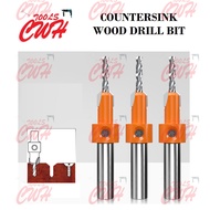 PRC WOOD COUNTERSINK COUNTERBORE DRILL BIT MATA GERUDI KAYU PLYWOOD PLASTIC CWH TOOLS TRADING SDN BH