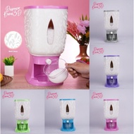 10 KG TRI J RICE DISPENSER SAKURA AUTOMATIC RICE STORAGE BOX