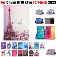 For Chuwi Hi10 XPro 10.1-inch 2023 Fashion Universal Pull Hook Color Painted Tablet Protective Case 