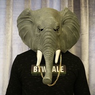 Funny Headgear Douyin Same Style Spoof Elephant Orangutan Cat Mask Full Face Fish Horse Head Goose A