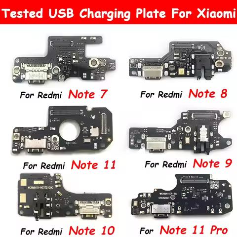 USB Dock Connector Charging Port Flex Cable For Xiaomi Redmi Note 5 5A 6 7 8 9 Pro 8T 9S 10 Pro Char