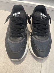 AXEL ARIGATO Black Leather & Mesh Sneakers