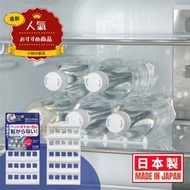 【日本製】罐裝汽水收納架 雪櫃收納架 冰箱收納墊 飲料礦泉水堆疊墊 瓶與罐頭整理托盤  空間節省 防止滾動設計 家居必備