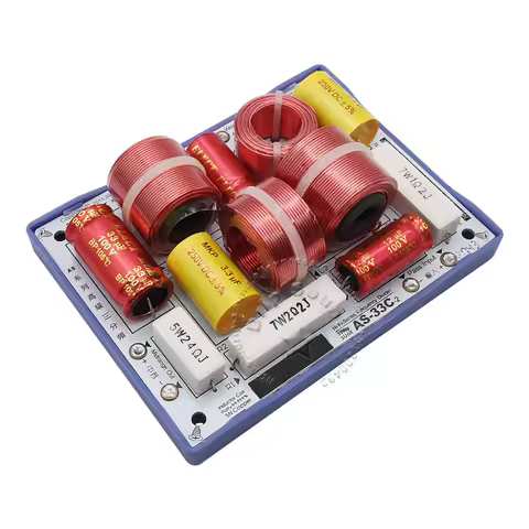 KASUN AS-33C Passive 3 Way 160W Hi-Fi Audio Crossover Speaker Frequency Divider Woofer/Mid-Range/Twe