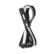 C-Series Pro ModMesh Sleeved 12VHPWR StealthSense PCI-e Cable for Corsair (Black + White, 16-pin to 