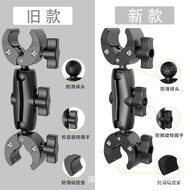 Upgraded Motorcycle Dual-Head Powerful Clamp Sports Camera Motorcycle Powerful Clamp Invisible Selfi