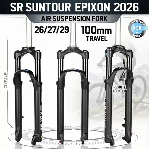 SR SUNTOUR EPIXON Air Suspension Fork 26/27.5/29" 100mm Travel Remote Lockout MTB Front Fork