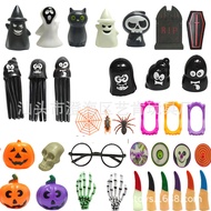 halloween decoration halloween Halloween Scene Decoration Decoration Skull Ghost Spider Web Tombston