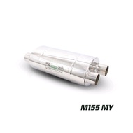 Max Racing M155 MY Twin Pipe Exhaust Muffler