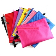 zip file bag expanding file folder 10 corak bola sepak A4 beg ritsleting beg dokumen invois beg pens
