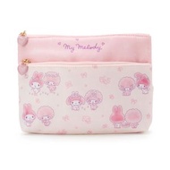 SANRIO - My Melody x My Sweet Piano 日版 扁平 收納袋 扁身 化妝袋 儲物袋 筆袋 小物袋 美樂蒂 綿羊 小羊 彼安諾 (Melody & Piano 系列))