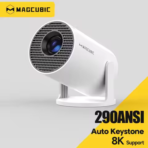 Magcubic Projector HY300 Pro 8K 1080P Outdoor Projetor Android 14 Dual Wifi6 290ANSI Allwinner H726 