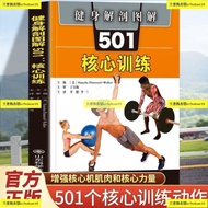 Genuine Fiess Planing Illustrated Training 501 a67 to Strengthen Muscles and Core Strength 7511b