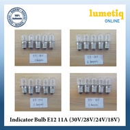 Indicator/Machine Bulb E12 11A (28V/24V/18V)