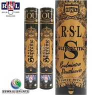 [Spot Goods]Genuine Yashilong RSL1 /S/C/U size 12-pack badminton ball Authentic RSL Supremee77 Badminton Shuttlecock