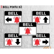 Acrylic Sign Direction Indicator BELL Acrylic Sign Board BELL Right Direction Top BottomKiri BELL Pr