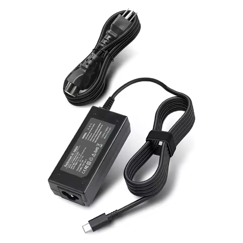 XMSJ 45W USB C 20V 2.25A Type-C Interface Laptop Charger for Lenovo Xiaomi ThinkPad Chromebook HP Ac