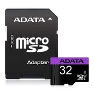 ADATA(เมมโมรี่การ์ด)32GB รุ่น Premier Micro SDHC  With SD Adapter (ADT-DH32GUICL10RA1) -