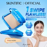 SKINTIFIC TWC Powder 9g Ultra Cover Foundation full coverage Concealer face oil Control compact