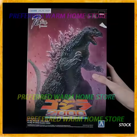 New In Stock AOSHIMA GODZILLA 2000 Assembly Model Toys GODZILLA 1999 Millennium Model Kits