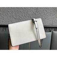 Miu Miu MIUMIU5BH077#玛德拉斯山羊皮,, Chain and Cowhide Stitching Adjustable Detachable Long Shoulder Strap