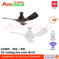 KDK DC Ceiling Fan with Wi-Fi 48" E48HP