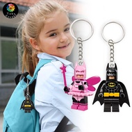 2pcs Couple Keychain Minifigure Fairy Batman & Batman | Lego Keychains Batman & Fairy Batman | Dc Se