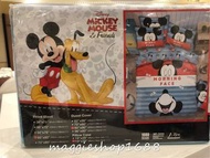 3尺/4尺/5尺限時優惠*全新正品迪士尼Disney米奇老鼠Micky Mouse  1388針床品套裝被袋床單床笠枕袋四件套 🌟