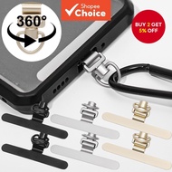 0.2mm Ultra Thin Stainless Steel Cellphone Tether Tab with 360 Degree Rotation, Phone Crossbody Wris