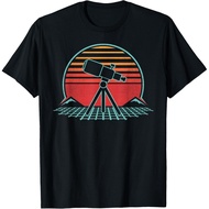 Astronomy Telescope Retro Space Science Vintage 80S Gift  T-Shirt