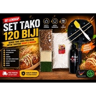 Set Takoyaki 120 Biji / Takoyaki Set DIY / Set Lengkap Mudah / Set Takoyaki Murah / Takoyaki Pan / P