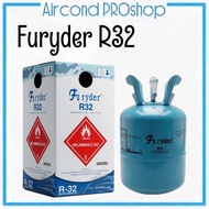 ACProS Furyder R32 Refrigerant Gas (3KG/5KG Net Weight) 100% Pure Gas Aircond Rumah