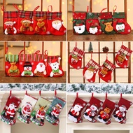 Christmas socks Christmas socks gift bag pendant children's candy bag cartoon small socks gift bag decorations