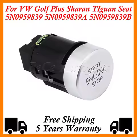 For VW Golf Plus Sharan TIguan Seat Alhambra 2008-2021 Automatic Engine Start Stop Switch Button 5N0