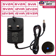 AC TO DC ADAPTER 12V1A 12V2A 12V3A 9V1A 9V2A 5V2A 6V2A 15V1A 15V2A UK POWER SUPPLY ADAPTER CONVERTER