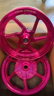 #ล้อแม็ก Giorno+ ล้อCNC Tn Racing ขอบ 12/12 ตรงรุ่น มีให้เลือก 6 สี แถมฟรี จุ๊บลมCNC #Giorno #Giorno