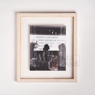 Floating Mahogany Wooden Photo Frame - Frame Foto 15x20cm