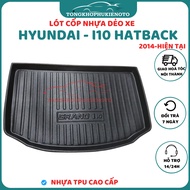 Plastic plastic trunk liner for Hyundai I10 Hatback 2014-2020, 2021 - 2025, high quality, odorless, 