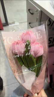 扭扭棒花束鬱金香