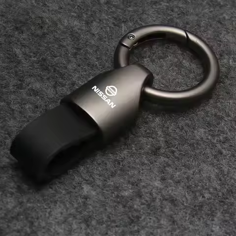 Luxury Men Women Suede/Metal Key Chain Fashion Keychain Key Ring Holder For Nissan Sylphy N7 Teana Q