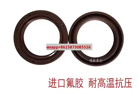 2 PCS Vacuum pump oil seal imported fluorine rubber skeleton Ba-ker shaft seal shaft sleeve bearing 
