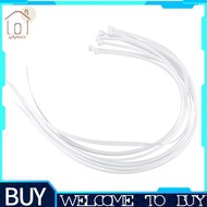 10X Extra Long 76Cm Cable Ties White Zip Wraps