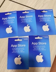 App Store 禮品卡 HK$500/1000
