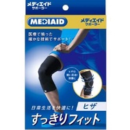 MEDI-援助整齊配合膝蓋黑色L