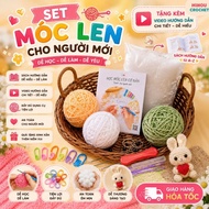 Minou Crochet Beginner Crochet Set | DIY Crochet Tool Combo with Detailed Instructions