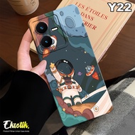 Case Vivo Y22 - Casing Vivo Y22 - Eksotik - Motif Lucu Aesthetic - Kesing Vivo Y22 - Silikon Karet L